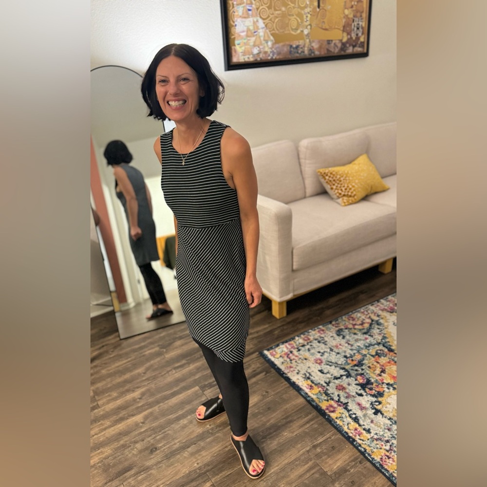 Athleta black dress.